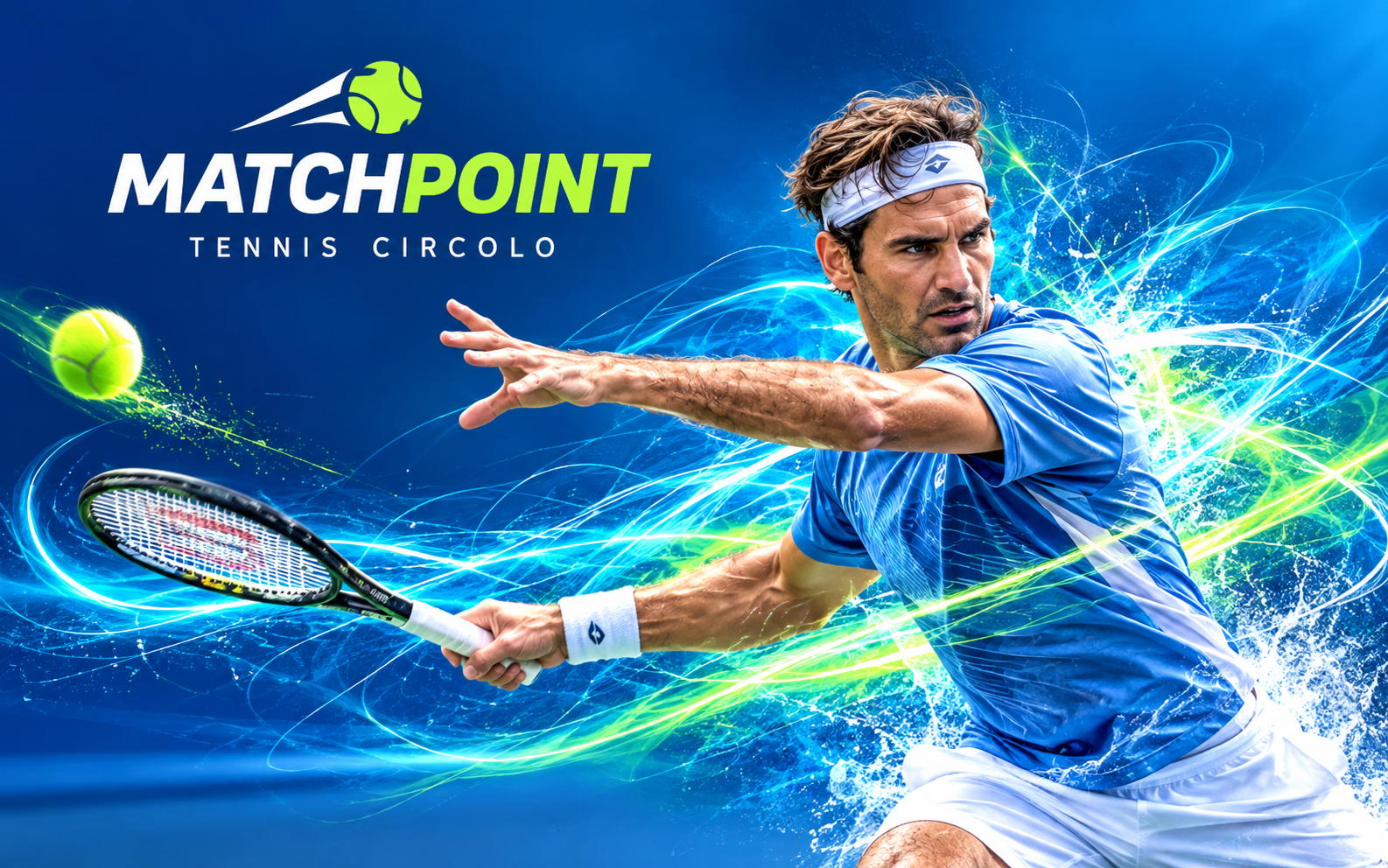 Tennista MatchPoint in azione sul campo